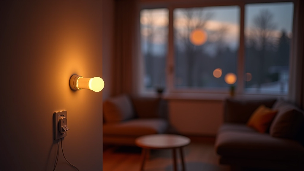 Winter lighting automation setup in Estonian home